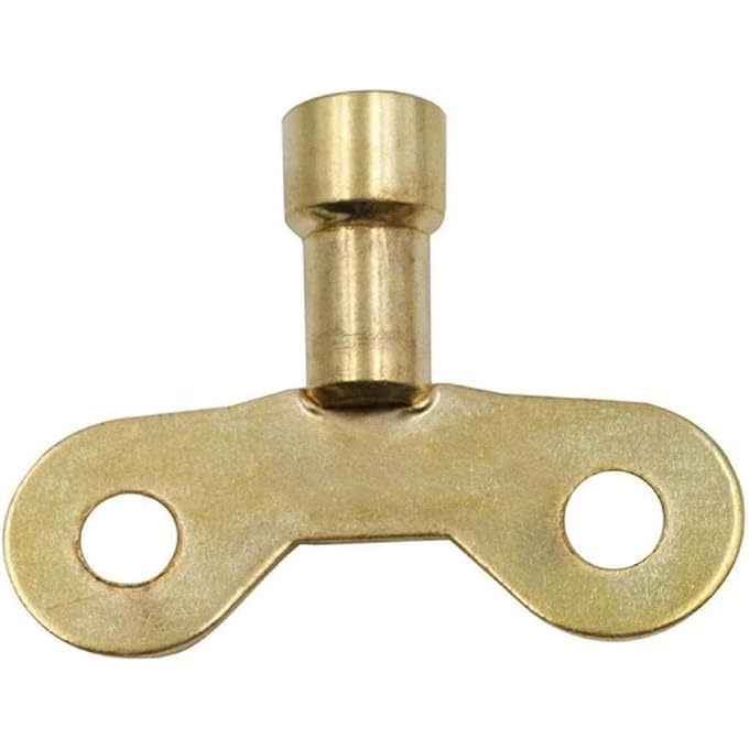 1PC BRASS RADIATOR BLEED KEY - METAL RADIATOR BLEEDING TOOL FOR VENTING AIR & HOME IMPROVEMENT WRENCHES - Image 2
