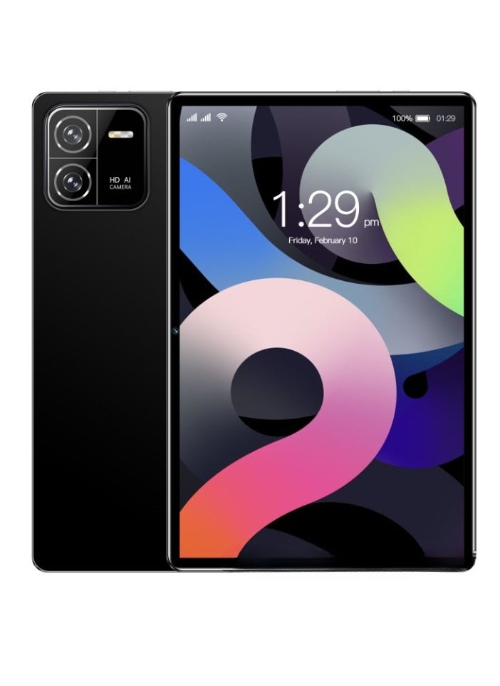 AROAQ - 10 Inch Tablet, Android 8 5G Wifi Portable Touchpad, 24 MP And 48MP Dual Camera Lightweight Touch Tablet With 12GB Ram 512GB Rom Expandable Memory, (1pc, Black) - Image 1