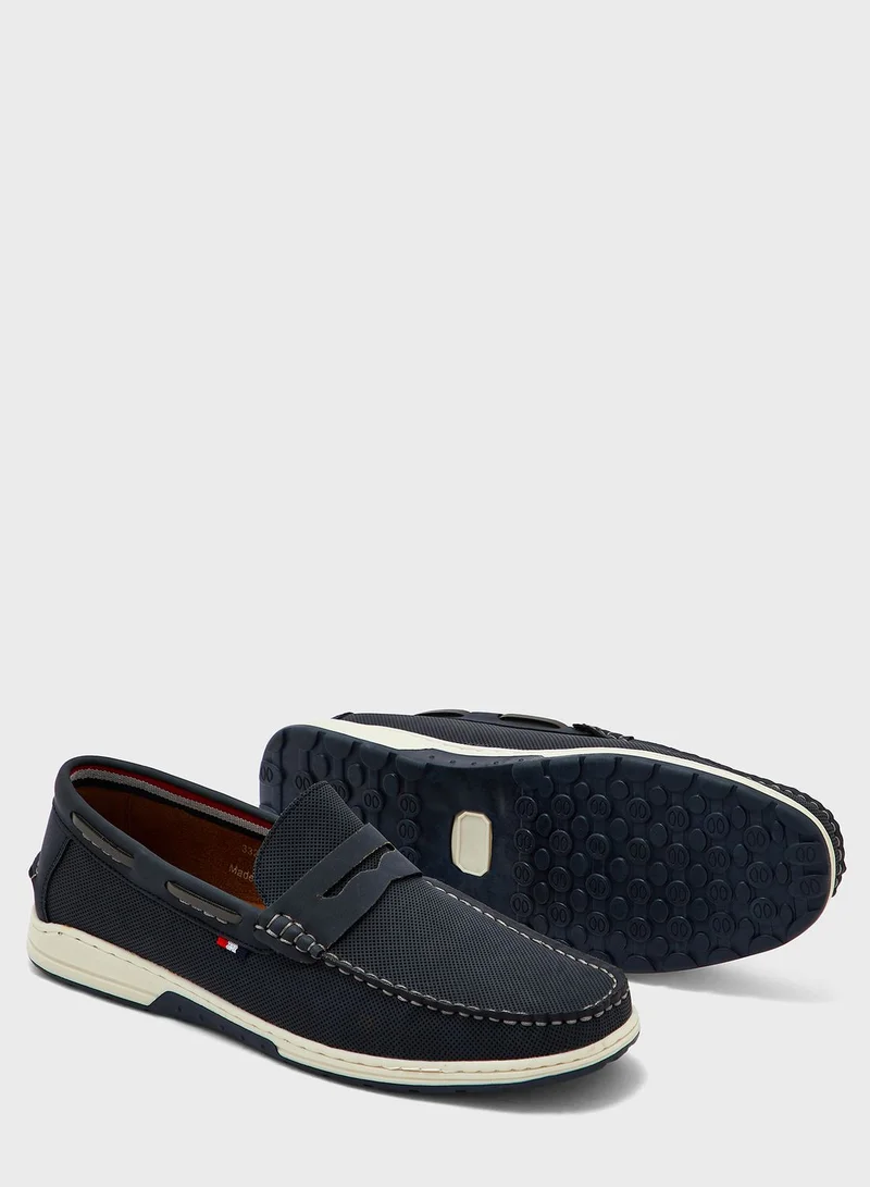 Robert Wood Nubuck Casual Slip Ons