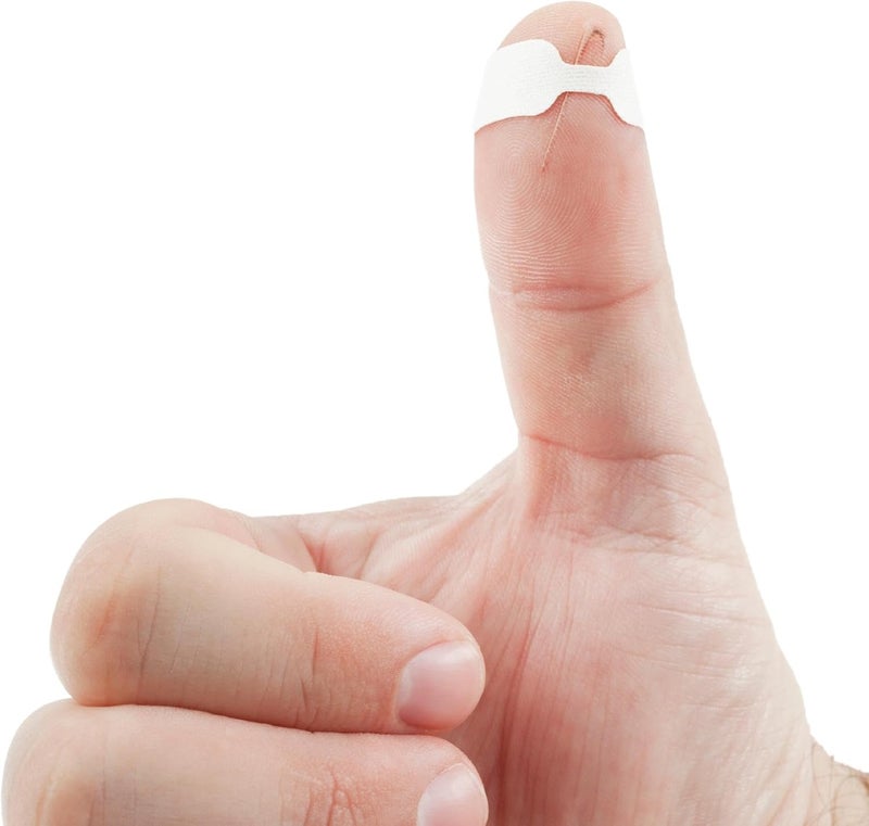 Vakly 200 Sterile Butterfly Closure Bandage Strips  Adhesive Strip Stitch Bandages for Closing Skin Wounds with NonStick Pad  Individually Wrapped  Hypoallergenic Adhesive  Latex Free Large 200 - Image 3