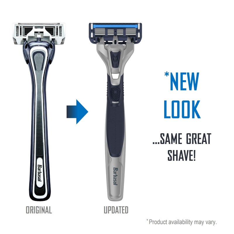 Barbasol Ultra 6 Plus Premium Disposable Razor Value Pack Bundle (3 Packs/9 Total Razors) - Image 2