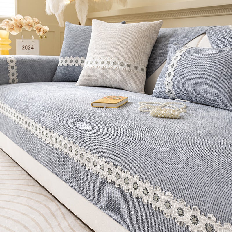 Light Luxury And High-End Sofa Cushion, Universal For All Seasons, New 2025 Cushion, Leather Sofa Special Cover, Cloth Cushion - Image 1
