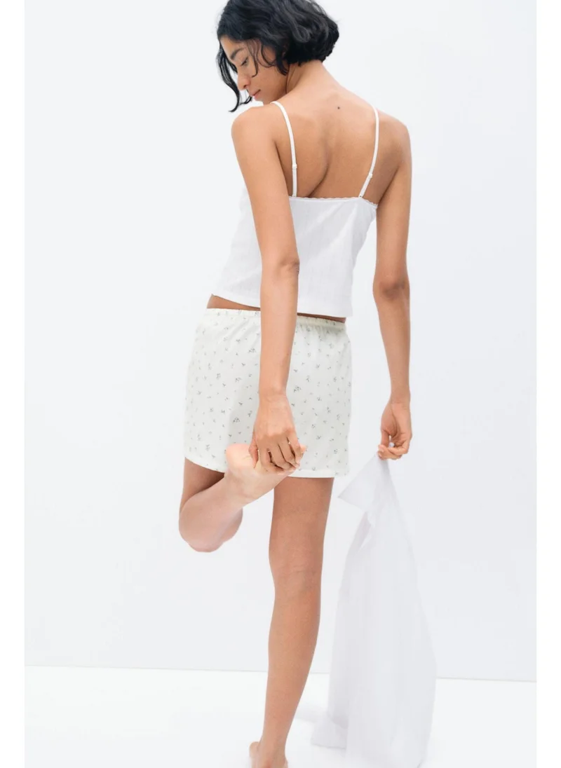 H&M 2-pack cotton poplin pyjama shorts