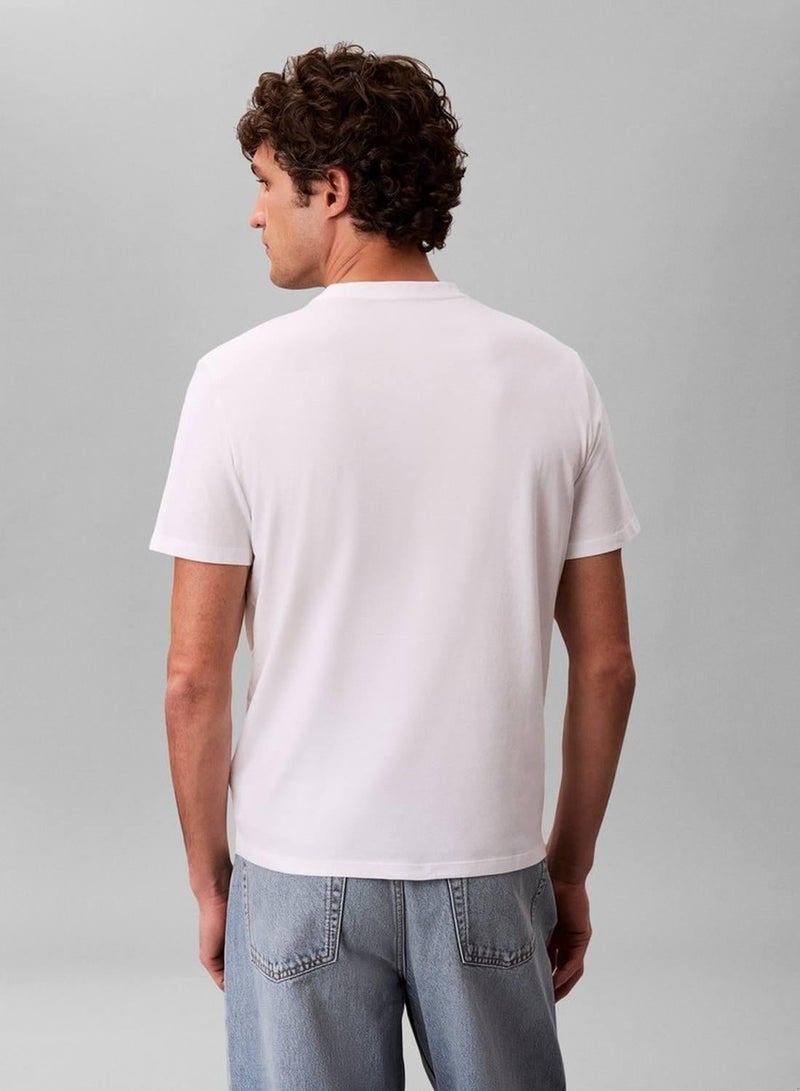 CALVIN KLEIN Bold Script Logo Graphic Classic T-Shirt - Image 2