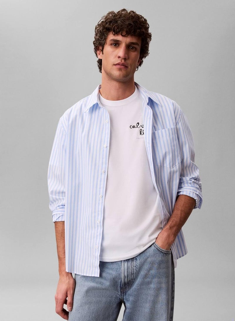 CALVIN KLEIN Bold Script Logo Graphic Classic T-Shirt - Image 1