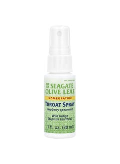 Seagate Seagate, Olive Leaf Throat Spray, Raspberry Spearmint, 1 fl oz (30 ml)  - Image 3