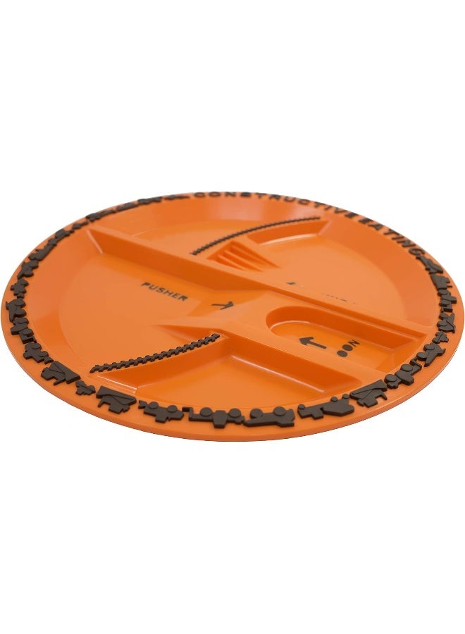 كونستركتيف إيتينج Construction Plate for Toddlers, Infants, Babies and Kids - Flatware Toys are Made with FDA Approved Materials for Safe and Fun Eating - Image 3