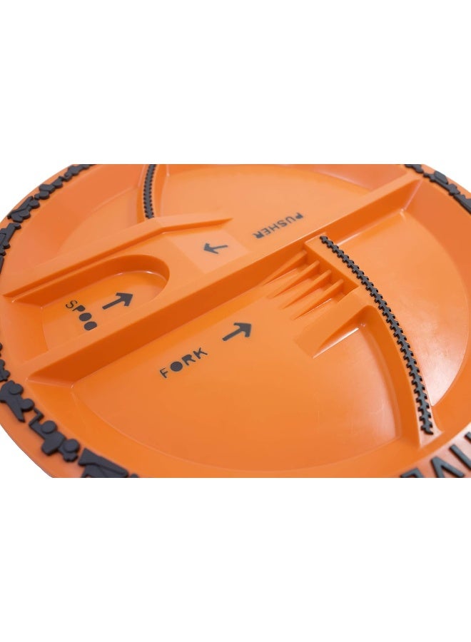 كونستركتيف إيتينج Construction Plate for Toddlers, Infants, Babies and Kids - Flatware Toys are Made with FDA Approved Materials for Safe and Fun Eating - Image 4