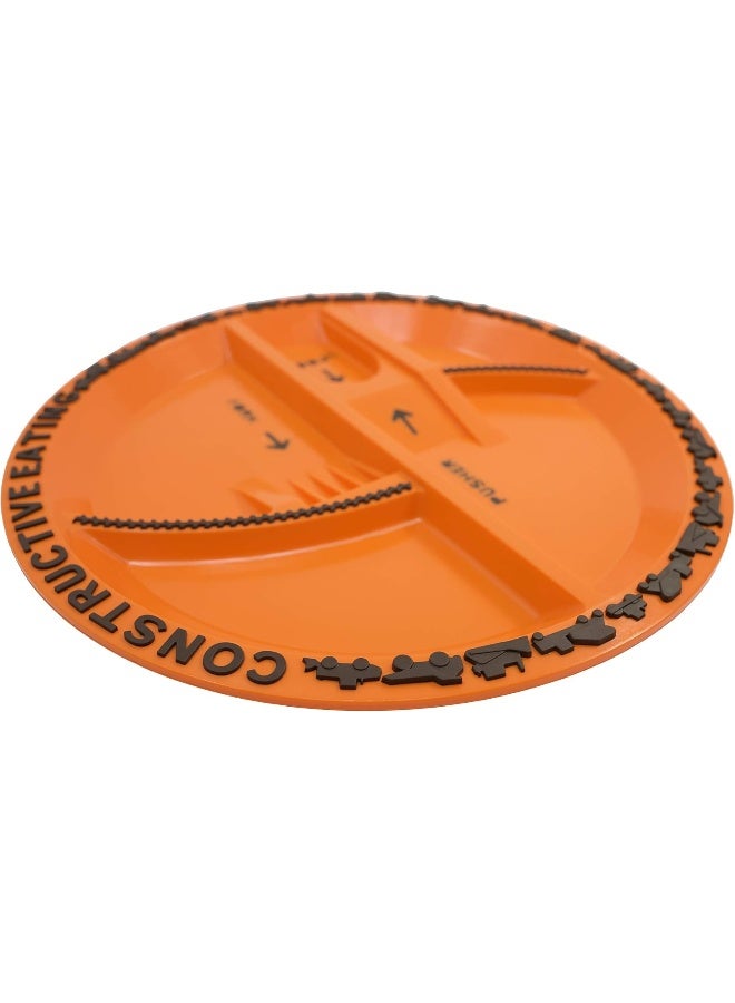 كونستركتيف إيتينج Construction Plate for Toddlers, Infants, Babies and Kids - Flatware Toys are Made with FDA Approved Materials for Safe and Fun Eating - Image 2