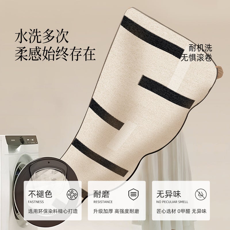Sofa Cushion Four-Season Universal Anti-Slip Cushion Cloth Accessible Luxury Straight Row One-Piece Special-Shaped Cushion^H - Image 4