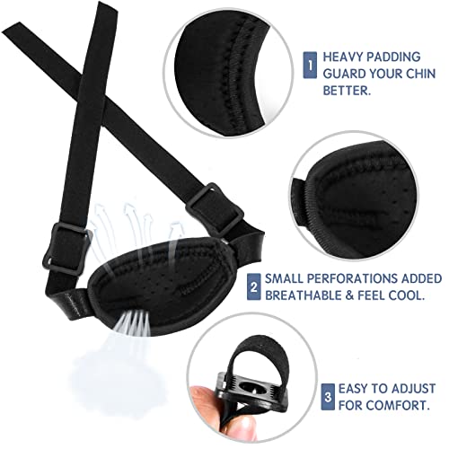 Clocean Padded Chin Strap for Batting Helmet with Elastic Band Breathable Soft Cup Softball Baseball Football Chin Strap Youth - Image 4