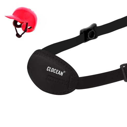 Clocean Padded Chin Strap for Batting Helmet with Elastic Band Breathable Soft Cup Softball Baseball Football Chin Strap Youth - Image 1
