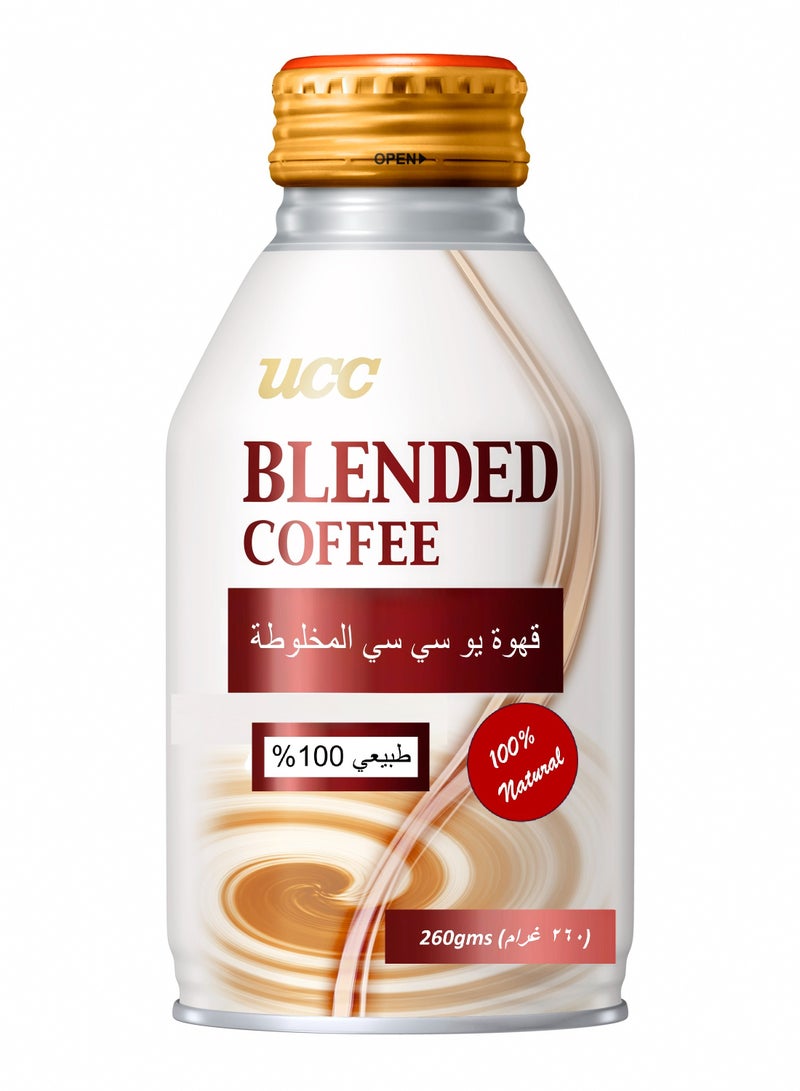 UCC Blended Coffee Can – 260g | Balanced Energy with Reduced Acidity - Image 1