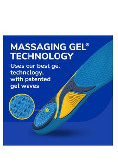 Dr. Scholl's Dr. Scholl’s Energizing Comfort Everyday Insoles with Massaging Gel®, On Your Feet All-day Energy, Shock Absorbing, Arch Support, Trim Inserts to Fit Shoes, Women's Size 6-10, 1 Pair  - Image 4