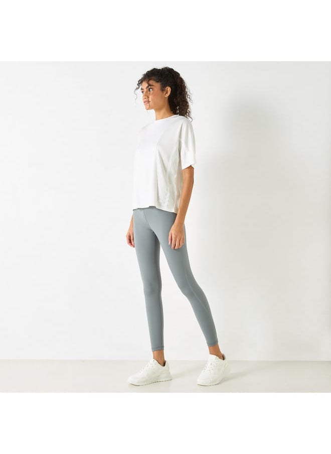 Kappa - Kappa Solid Leggings with Elasticated Waistband - Image 1