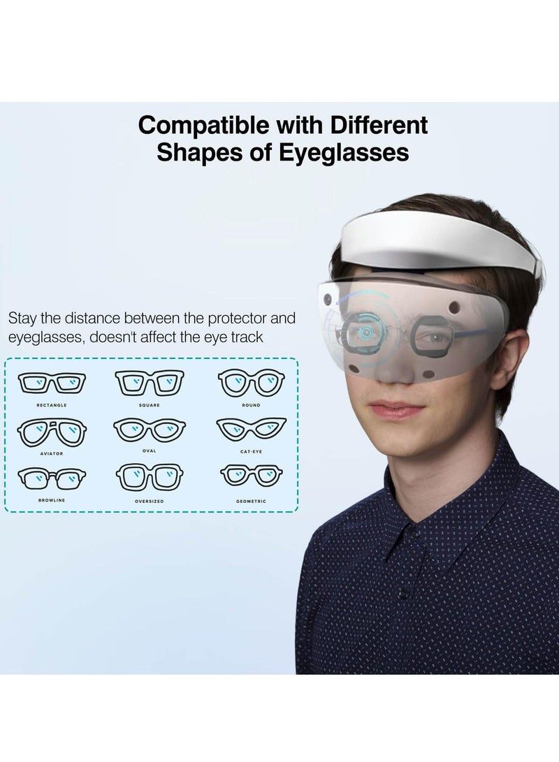 general Lens Protector Cover for Playstation VR2, Rubber Protector, Easy to Wash and Air Dry Soft Silicone Dust Proof  Anti-Scratch PSVR2, Glasses Bumper (Black) - Image 2