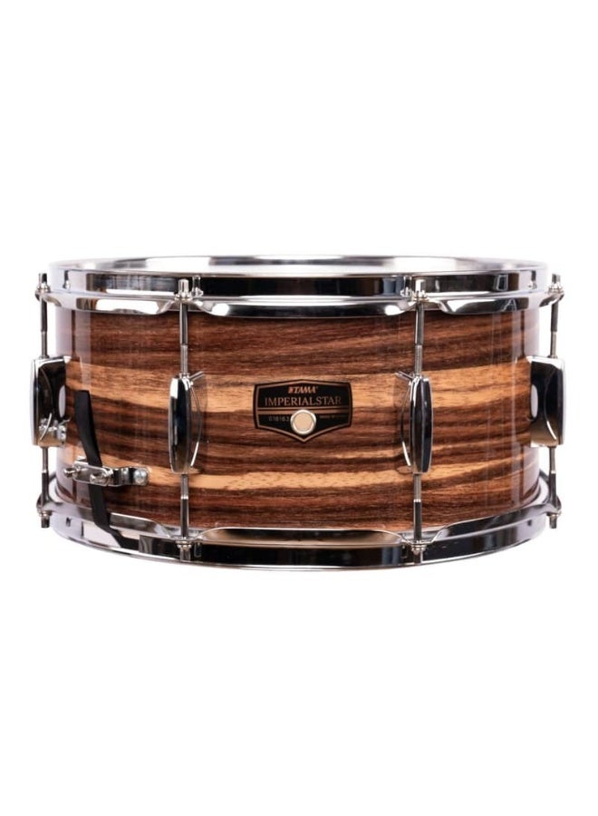 TAMA IPS1465-CTW | Imperialstar Series | Snare Drum | Poplar Shell | 14" x 6.5" | Triple-Flanged Steel Hoops | Cocoa Tiger Wood