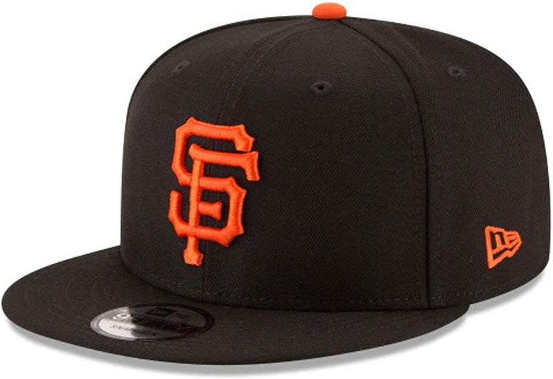New Era MLB 9FIFTY Adjustable Snapback Hat Cap One Size Fits All (San Francisco Giants Black) - Image 4