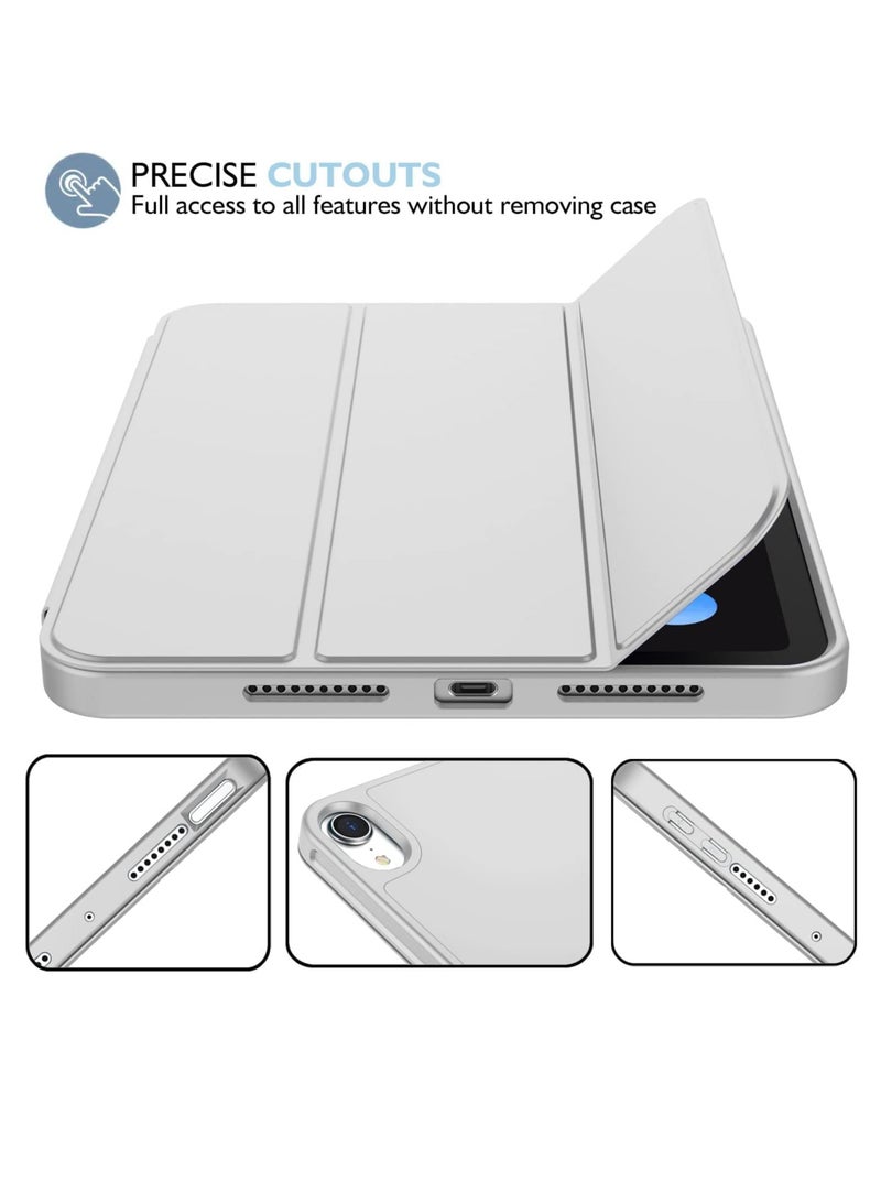 ELTRAZONE NEW Smart Case with Pencil Holder for iPad Mini 6 – Trifold Stand, Soft TPU Back, Auto Wake/Sleep, Dust Proof, Anti-Fingerprint, Heavy Duty Protection – Stylish & Durable Case for iPad Mini 6 - Image 2