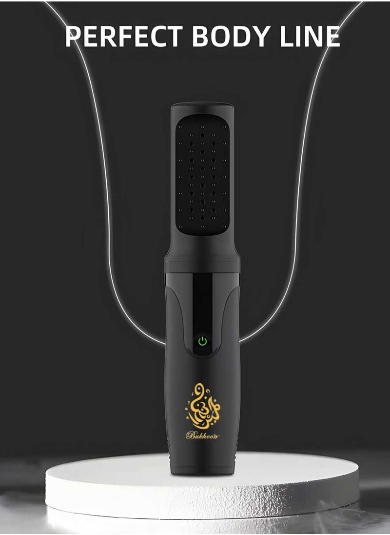 Bukhoon 2025 Stylish Electric Hair Incense Burner Portable Oud Bakhoor Holder  - Image 2