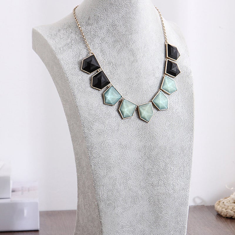 2 pcs Professional Necklace Display Frame Portrait Neck Model Display Holder - Image 3