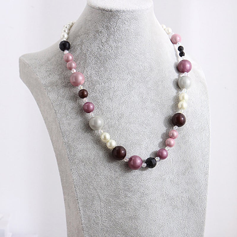 2 pcs Professional Necklace Display Frame Portrait Neck Model Display Holder - Image 2
