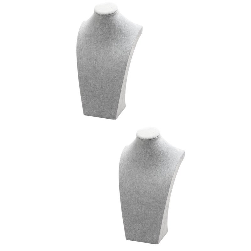 2 pcs Professional Necklace Display Frame Portrait Neck Model Display Holder - Image 1