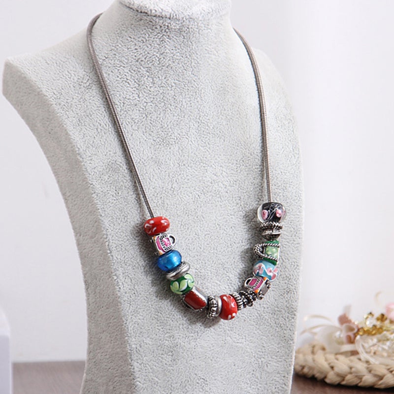 2 pcs Professional Necklace Display Frame Portrait Neck Model Display Holder - Image 4