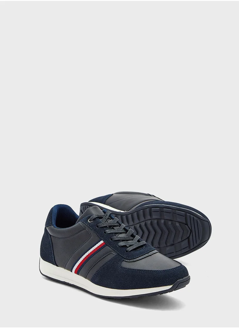 Seventy Five Casual Webbing Highlight Sneakers
