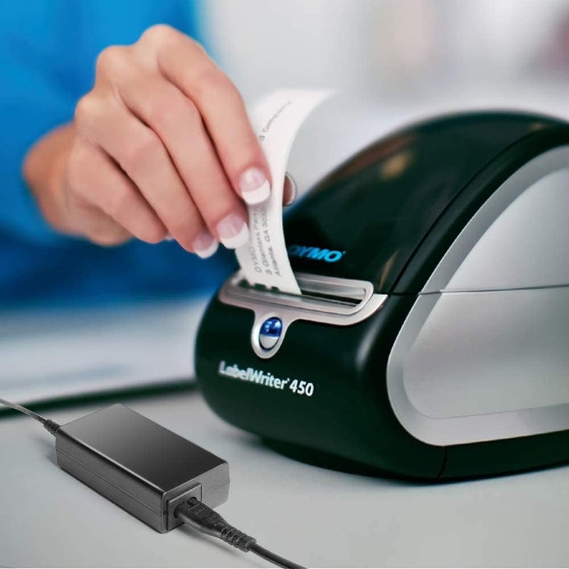 تايفو مزود طاقة 24V AC لمطبعة Dymo LabelWriter 450 310 315 320 330 400 SE450 4XL Turbo Duo Twin Thermal Label Printer Maker LabelWriter 4XL، وشاحن عجلة السباق Logitech G25 G27 G920 - Image 2