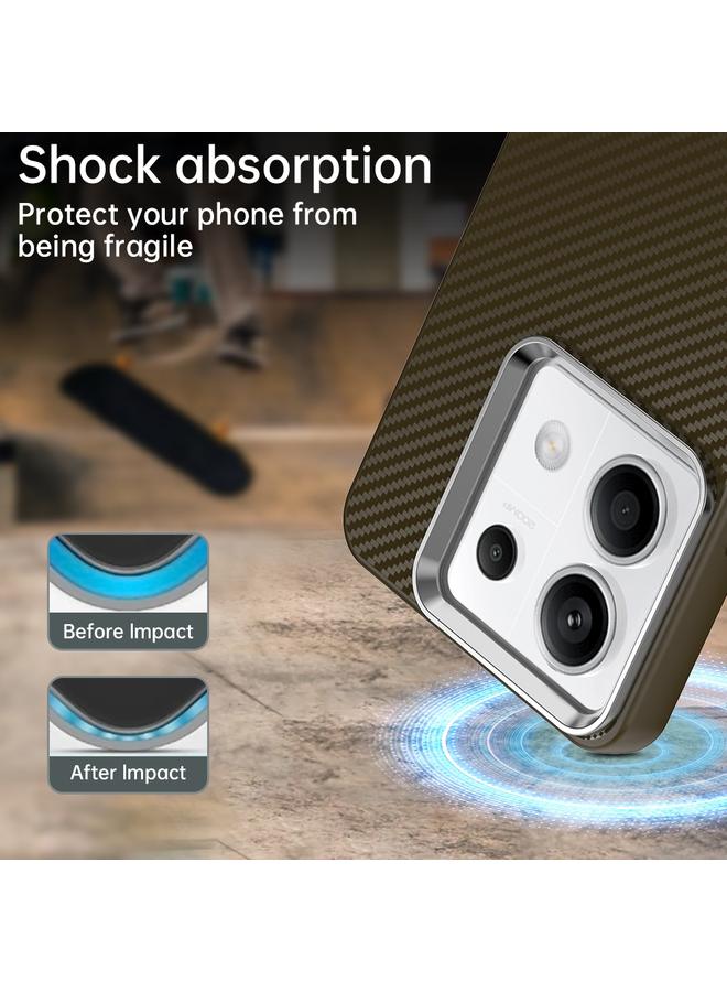 اس-توب جراب لهاتف Redmi Note 13 Pro 5G من سلسلة ألياف الكربون IMD - Image 3