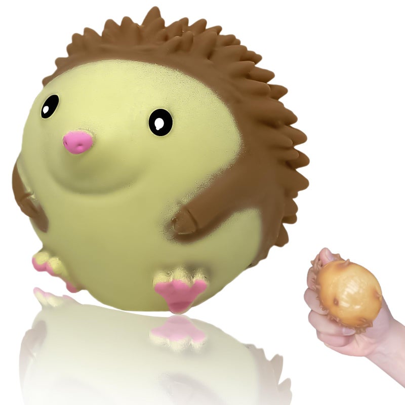 AiSiXin Hedgehog Squishy Stress Balls for Kids and Adults Stretchy Stress Relief Ball Squeeze Toys Soft Dough Balls Squeeze Ball Squishy Toys for Party Favors Birthday Gifts Easter Basket Stuffers - Image 2