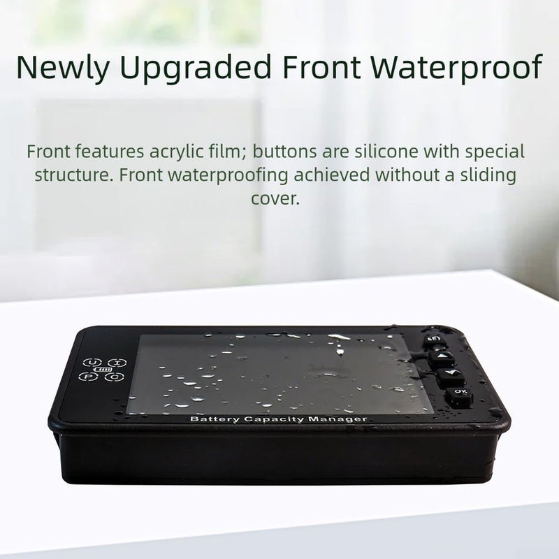 Wireless Voltage Meter Color Screen Battery Capacity Monitor With Dual Relay Control Size D - Image 5