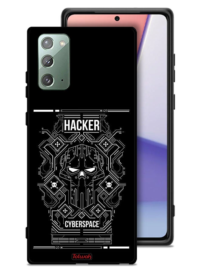 Tolwak Samsung Galaxy Note 20 Protective Case Cover Cyberspace - Image 1