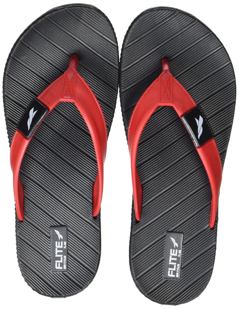 FLITE Women's FL0366L Black Red Slippers 6 (FL0366LBKRD0006) - Image 1