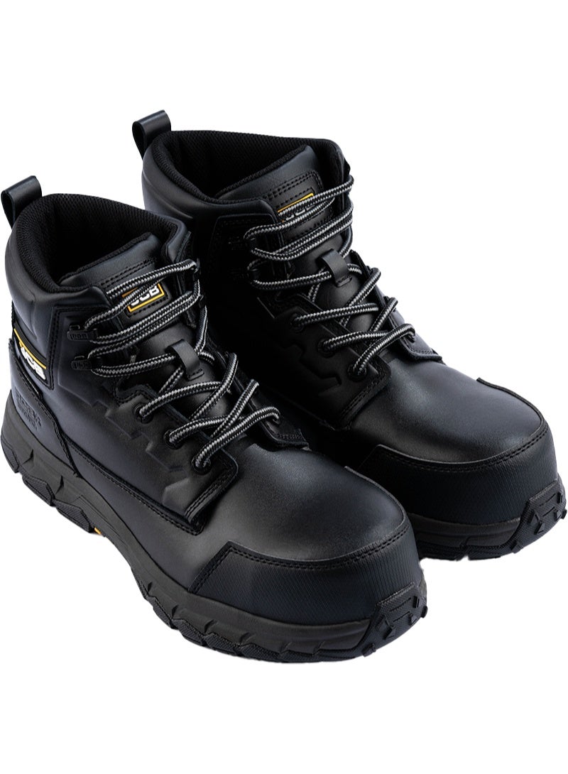 JCB Classic Hybrid 6" Safety Boots for Men JCB-004B | Composite Toe – Waterproof, Oil, Heat, Slip & Puncture Resistant, ASTM F2413-18 Certified, EH – Black - Image 4