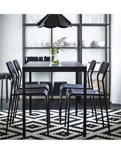 co arma 2 Black multi-use chairs, 77x45x39cm, without table  - Image 3