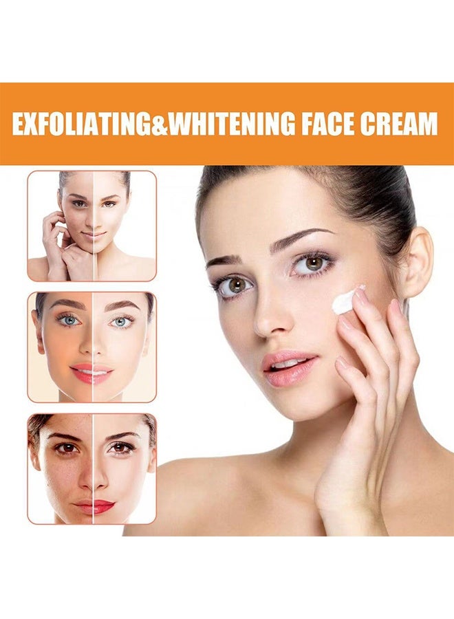 SOL LORA Orange Exfoliating Whitening Gel, Mildly Exfoliate, Moisturize and Brighten Skin, Improve Skin Condition, Suitable for All Skin Types, Exfoliating Gel Scrub 50g - Image 3