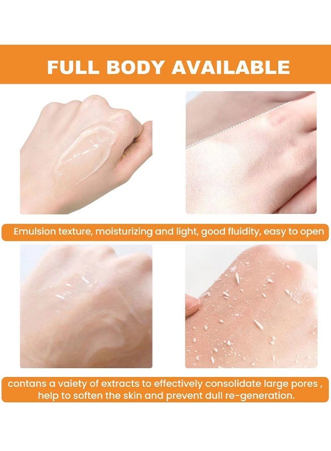 SOL LORA Orange Exfoliating Whitening Gel, Mildly Exfoliate, Moisturize and Brighten Skin, Improve Skin Condition, Suitable for All Skin Types, Exfoliating Gel Scrub 50g - Image 4