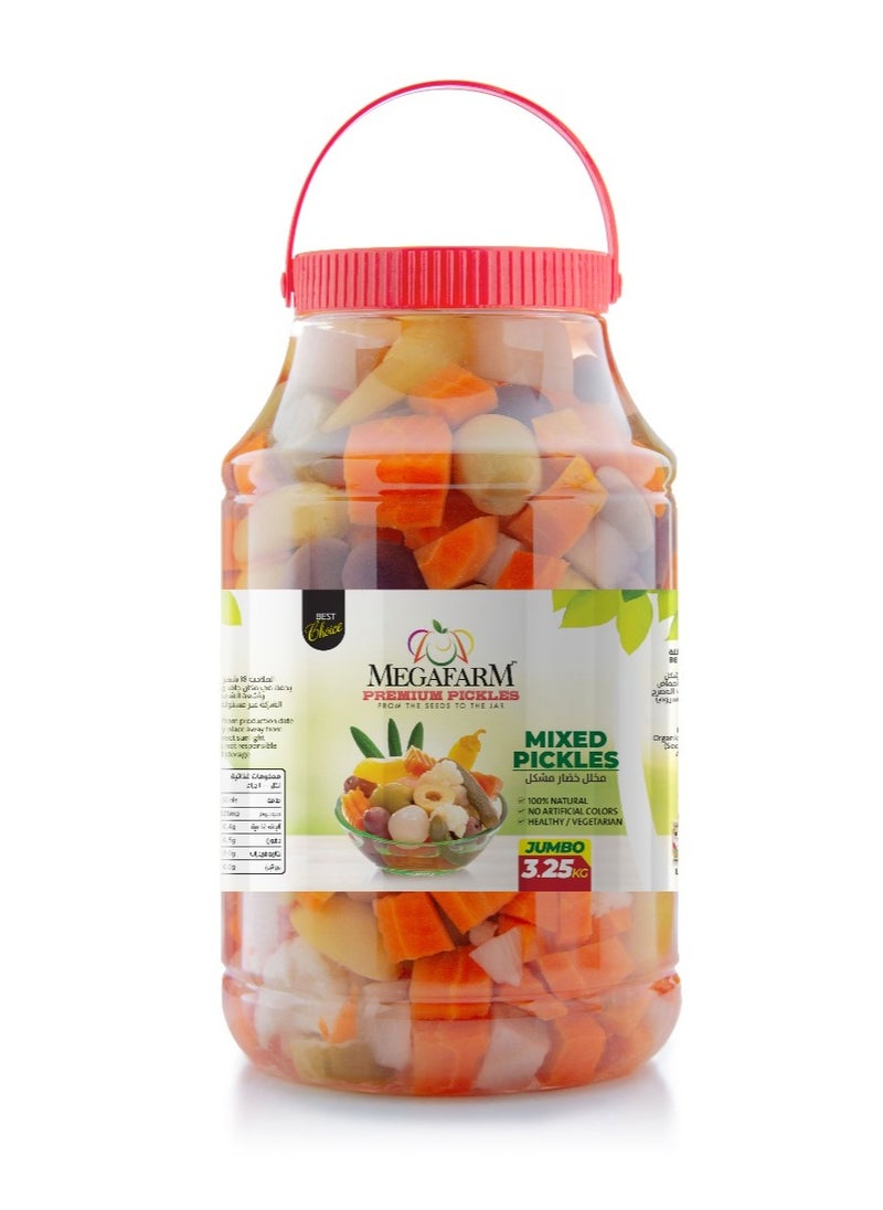 Megafarm Mixed Pickles Jumbo 3.25kg  - Image 1