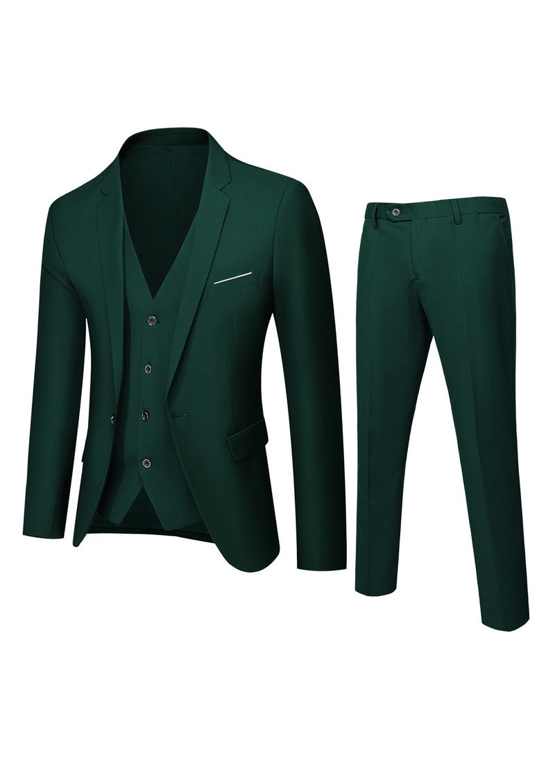 Shougu New Slim Fit Suit Set With Three Pieces - Image 1