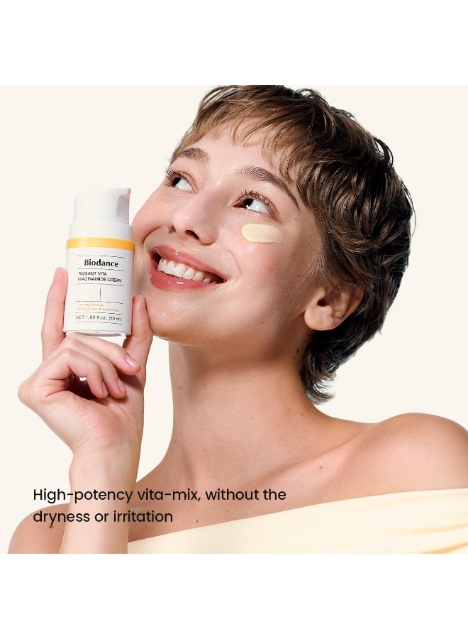 بيودانس BIODANCE Radiant Vita Niacinamide Cream, Brightening, Dark Spot Correcting Facial Moisturizer, Korean Skincare, Stocking stuffers for teen girls | 1.69 fl.oz, 50ml - Image 2