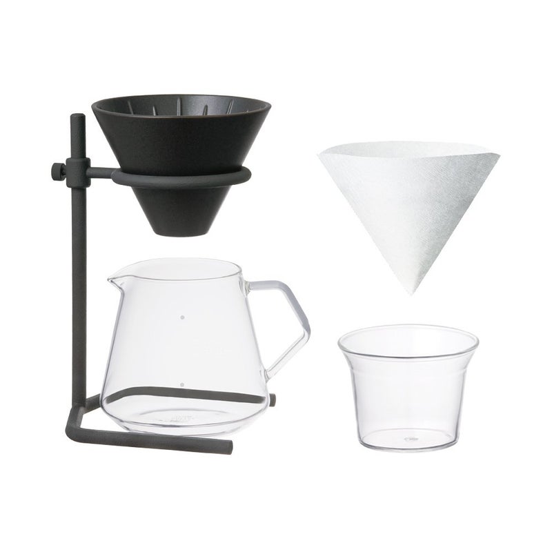 Kinto KINTO 27573 SCSS04 Brewer Stand Set 4 Cups Coffee Dishwasher Safe Gift Present 
