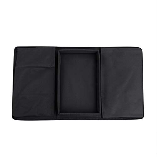 Holiberty Sofa Armrest Organizer with Cup Holder Tray Chair Arm TV Remote Holder for Recliner Couch Armchair Caddy Bedside Storage Pockets Bag for Cellphone Tablet Book Magazines Drinks Pouch - Image 5