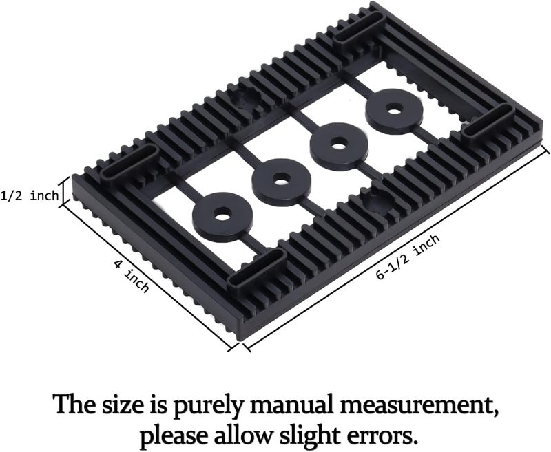 Swess Pool Pump Pad AntiVibration Hot Tub Pump Motor Mount Base Pad for Quiet Effectively Reduce Noise 95 Rubber - Image 2