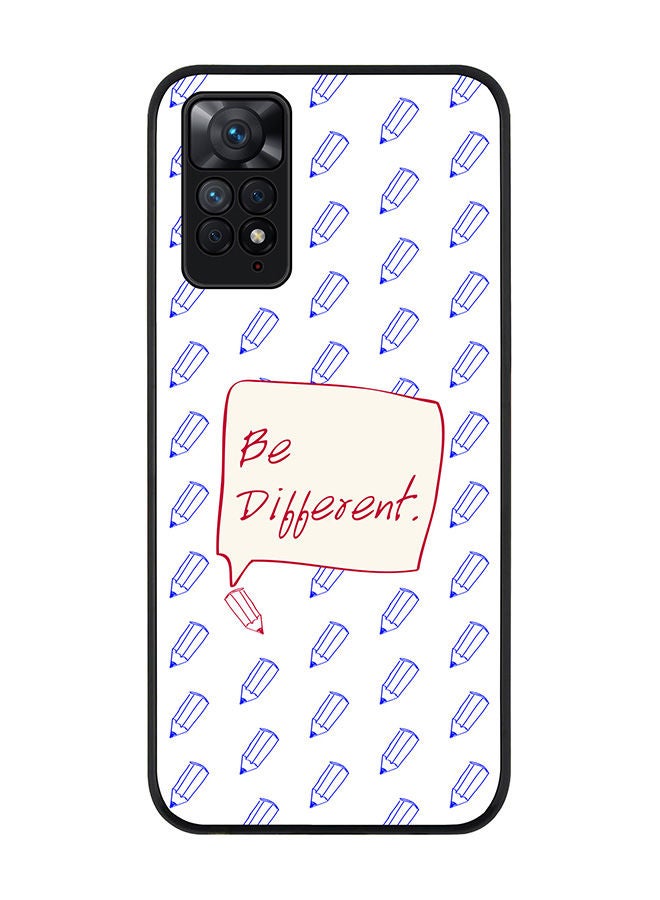 Stylizedd Rugged Black edge case for Redmi Note 11 4G/Redmi Note 11S Slim fit Soft Case Flexible Rubber Edges Anti Drop TPU Gel Thin Cover - Be Different - Image 1