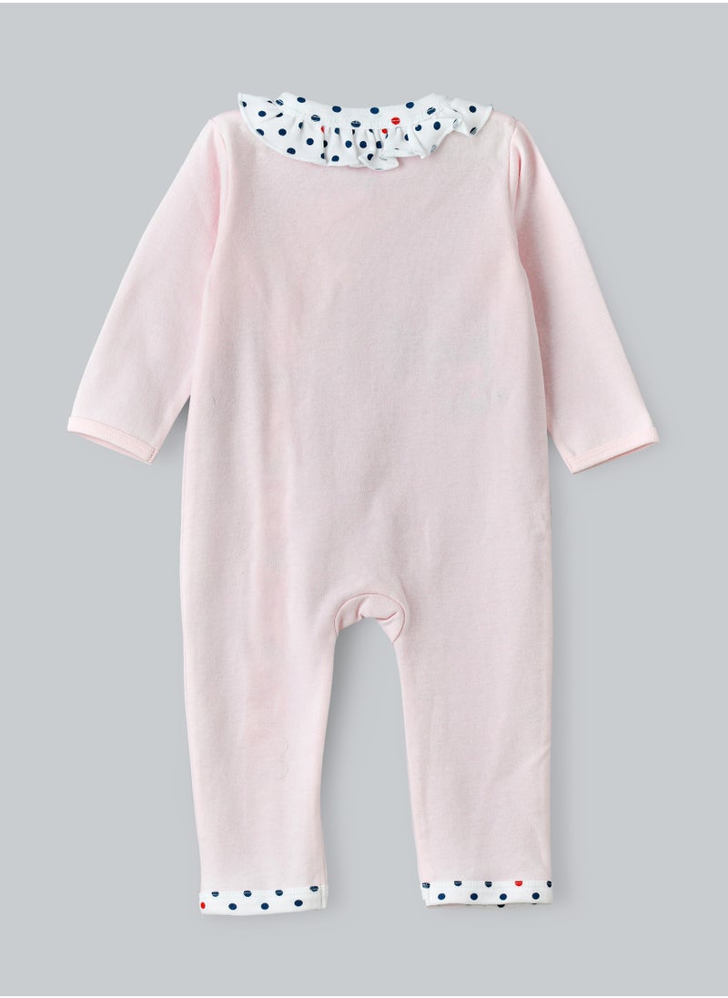 Tiny Hug Baby Girls' Cotton Knit Sleepsuit  - Image 2