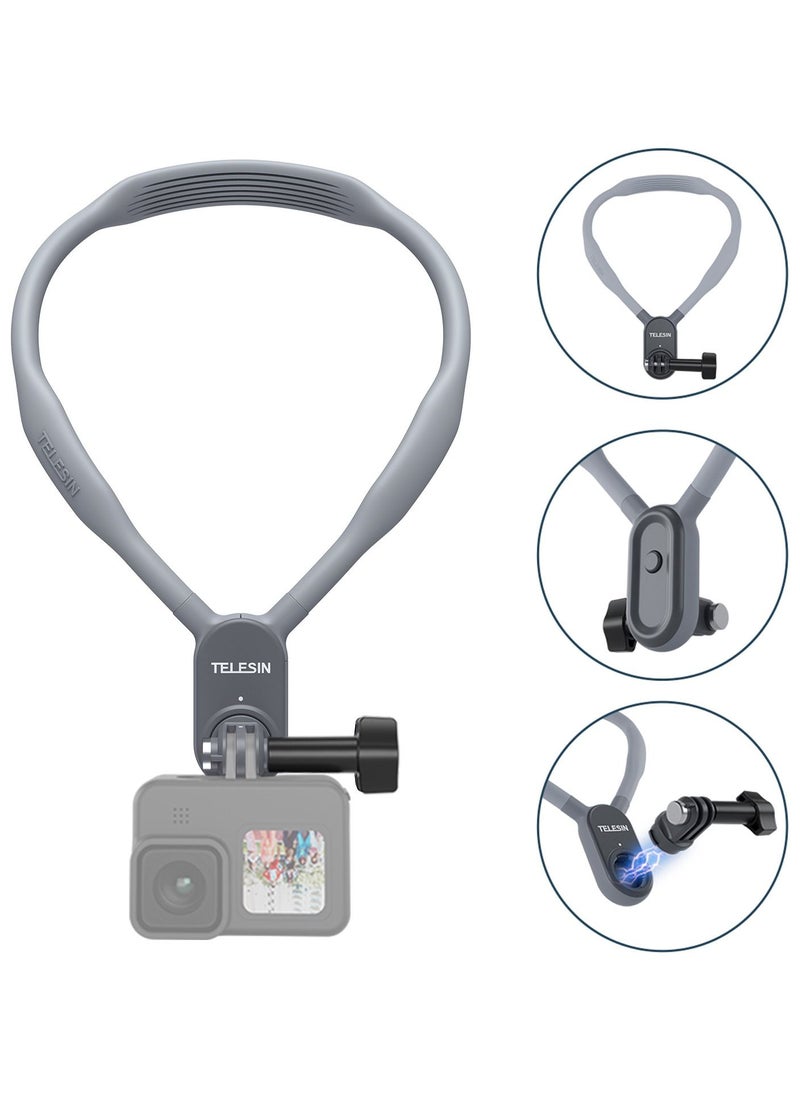 TELESIN - TELESIN Magnetic Neck Hanging Camera Holder for GoPro Insta360 DJI Action Camera - Image 1