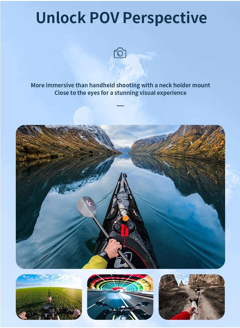 TELESIN - TELESIN Magnetic Neck Hanging Camera Holder for GoPro Insta360 DJI Action Camera - Image 1
