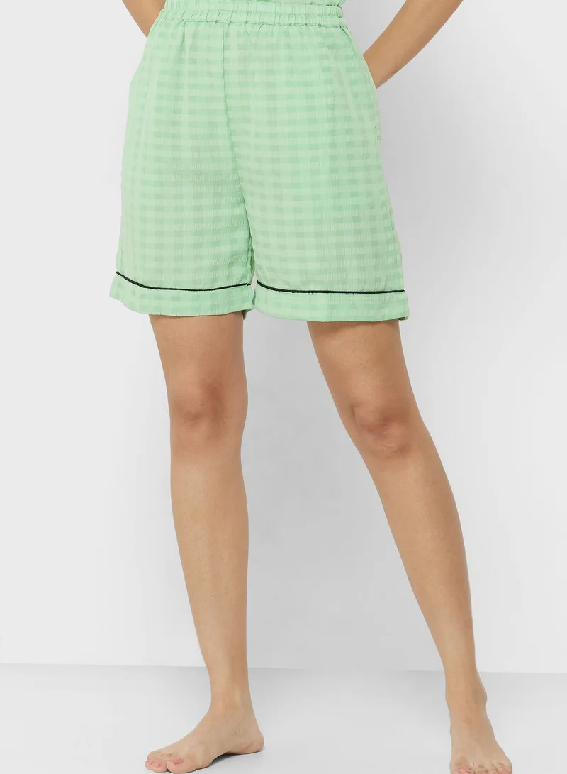 ELLA Self Stripe Pyjama Set
